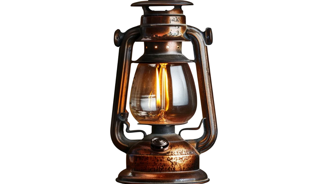 Vintage Retro Oil Lantern Lamp Free PNG Image