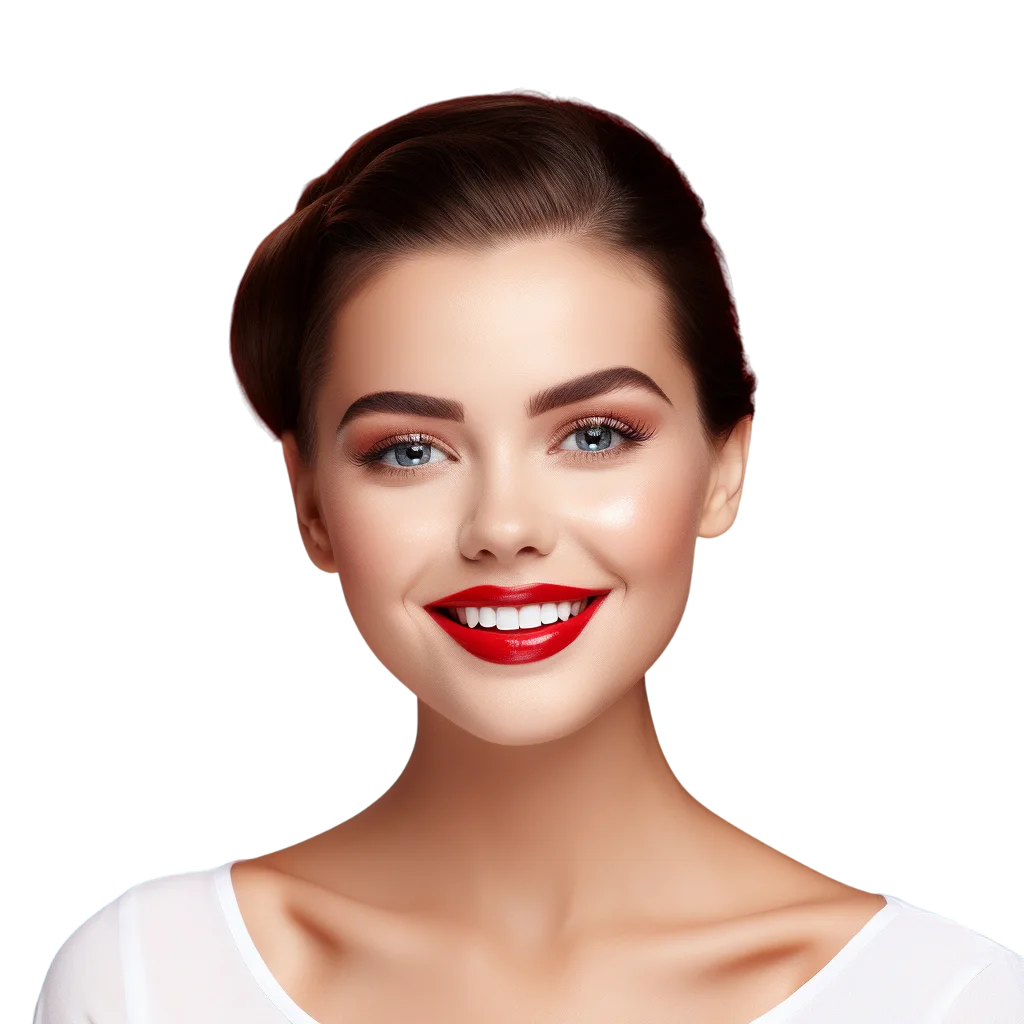 Vintage Woman Short Hair Free PNG Image