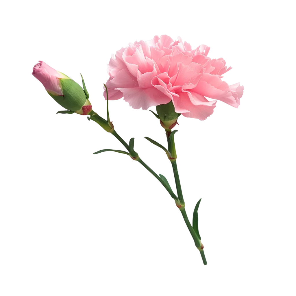 Pink Carnation Flower Bloom Free PNG Image