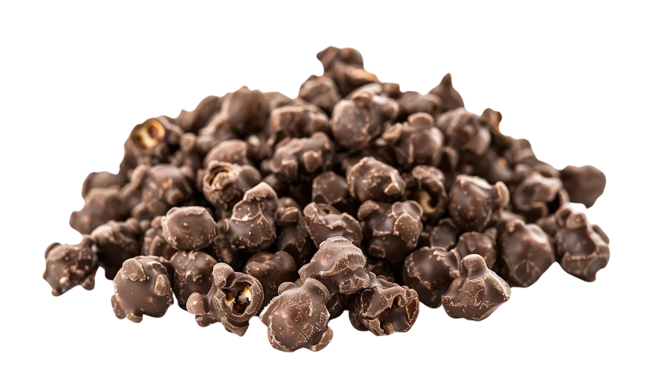 Chocolate Coated Puffed Snacks Free PNG Image