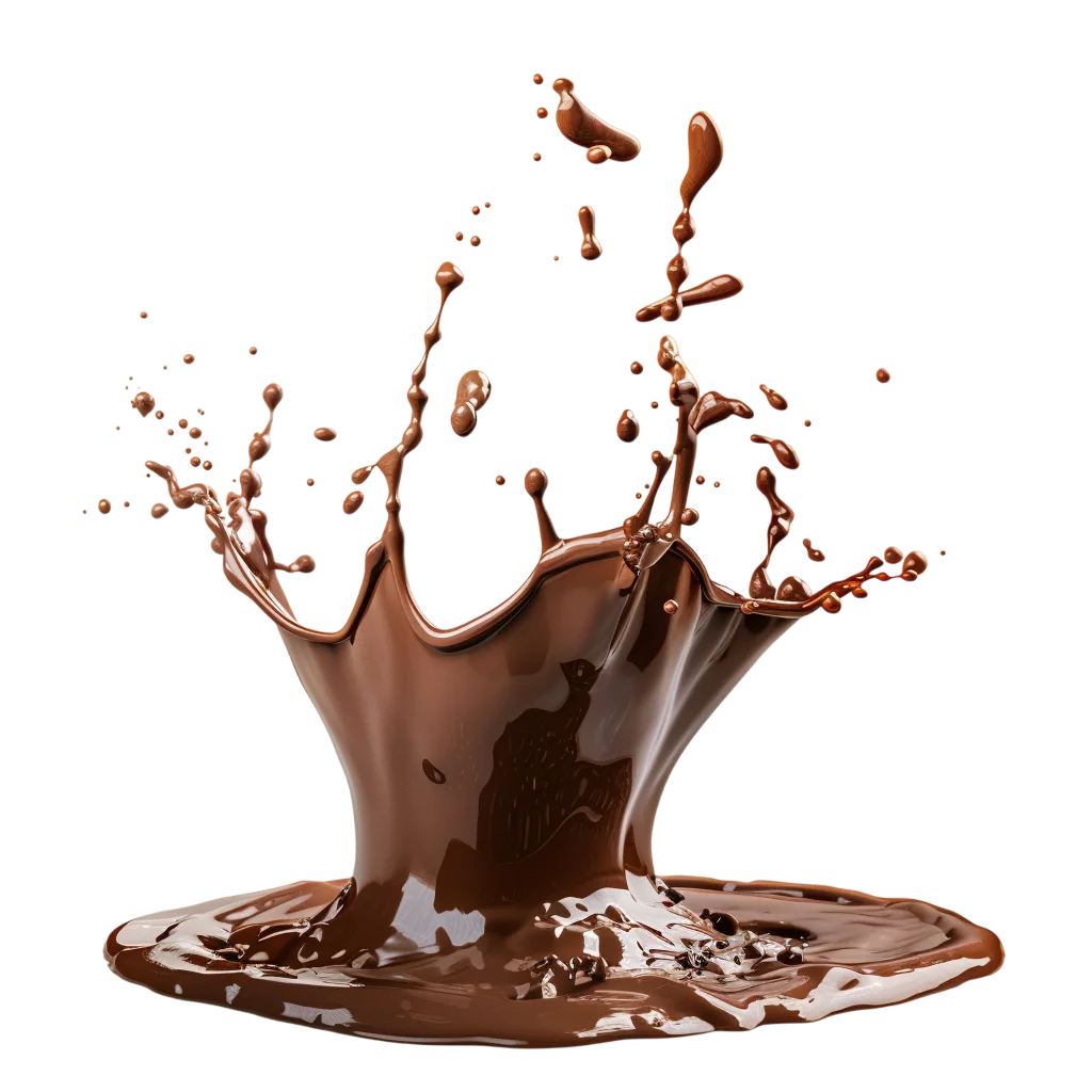 Chocolate Splash Ring Design Free PNG Image