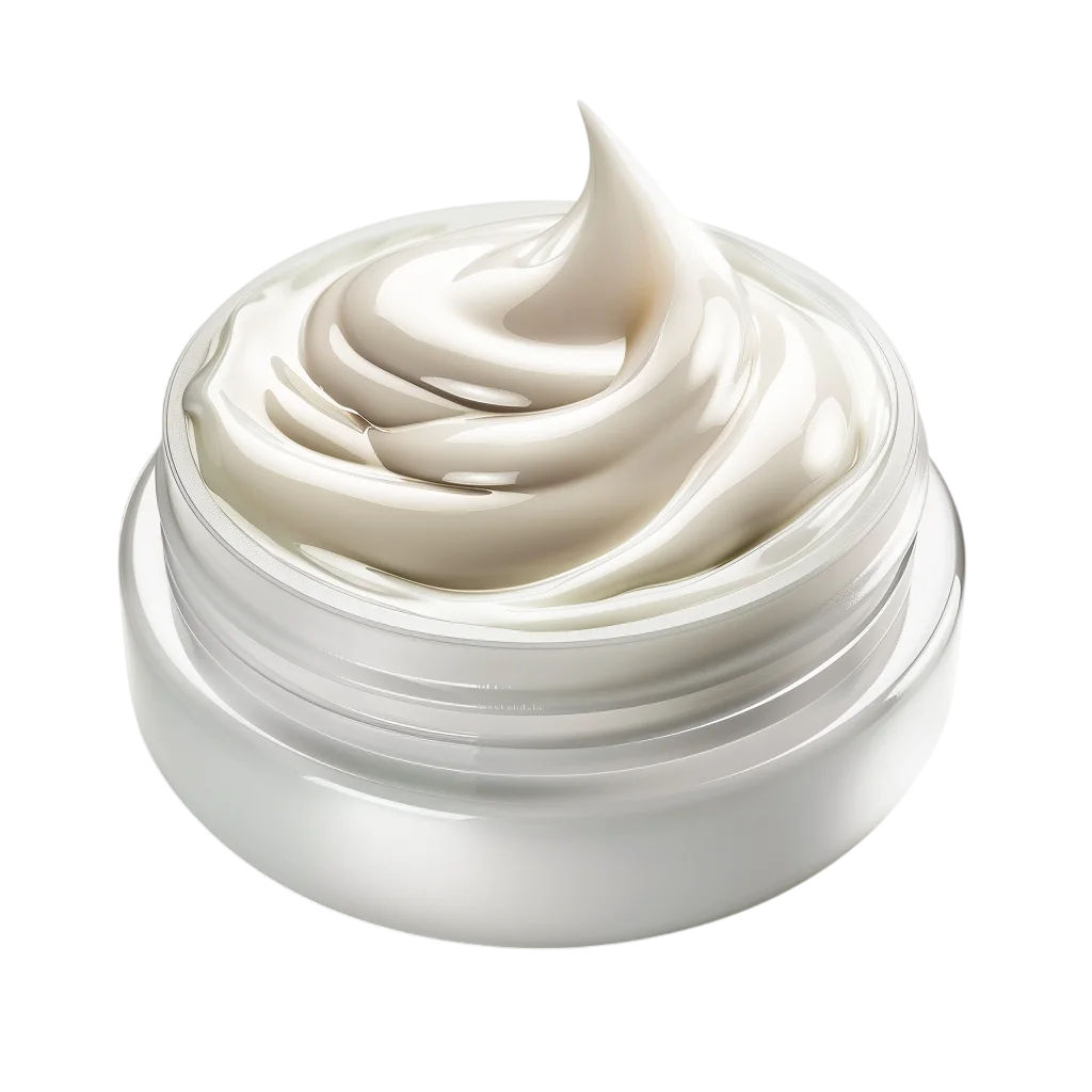 White Cosmetic Cream Jar Free PNG Image