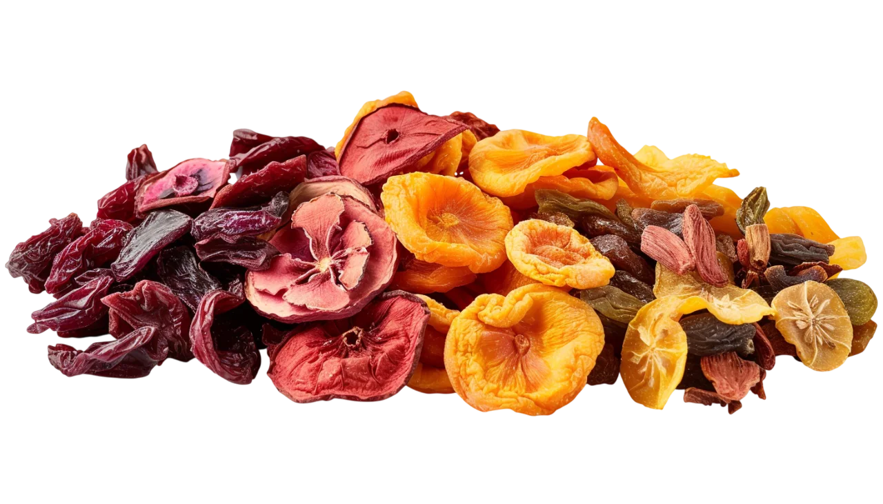 Assorted Dried Fruit Slices Free PNG Image