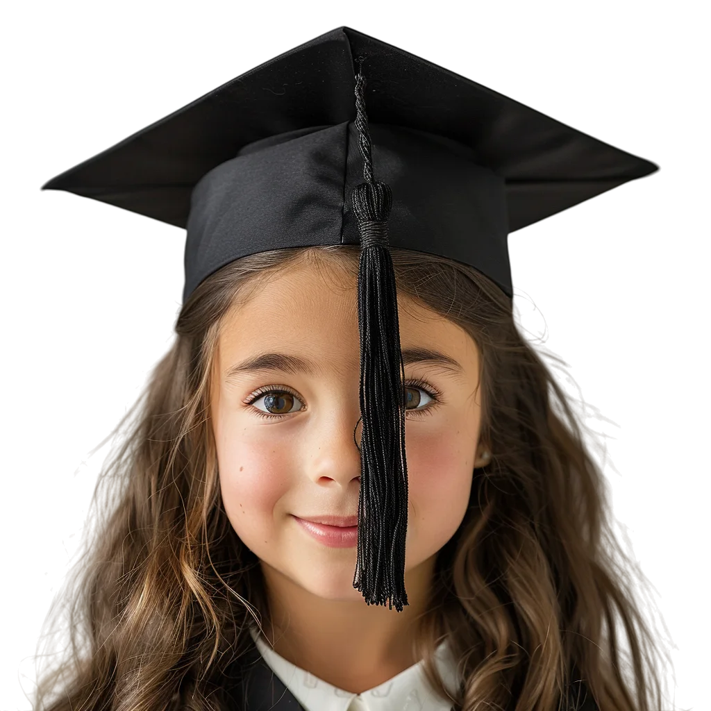 Graduate Girl Child Portrait Free PNG Image