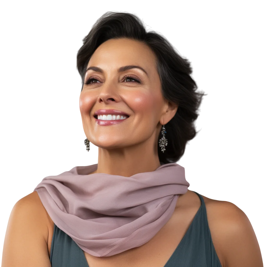 Smiling Mature Woman Free PNG Image