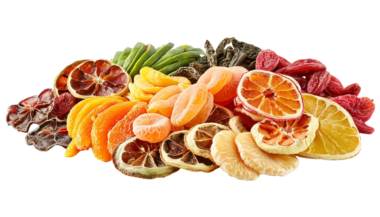 Assorted Dried Fruits and Nuts Free PNG Mix