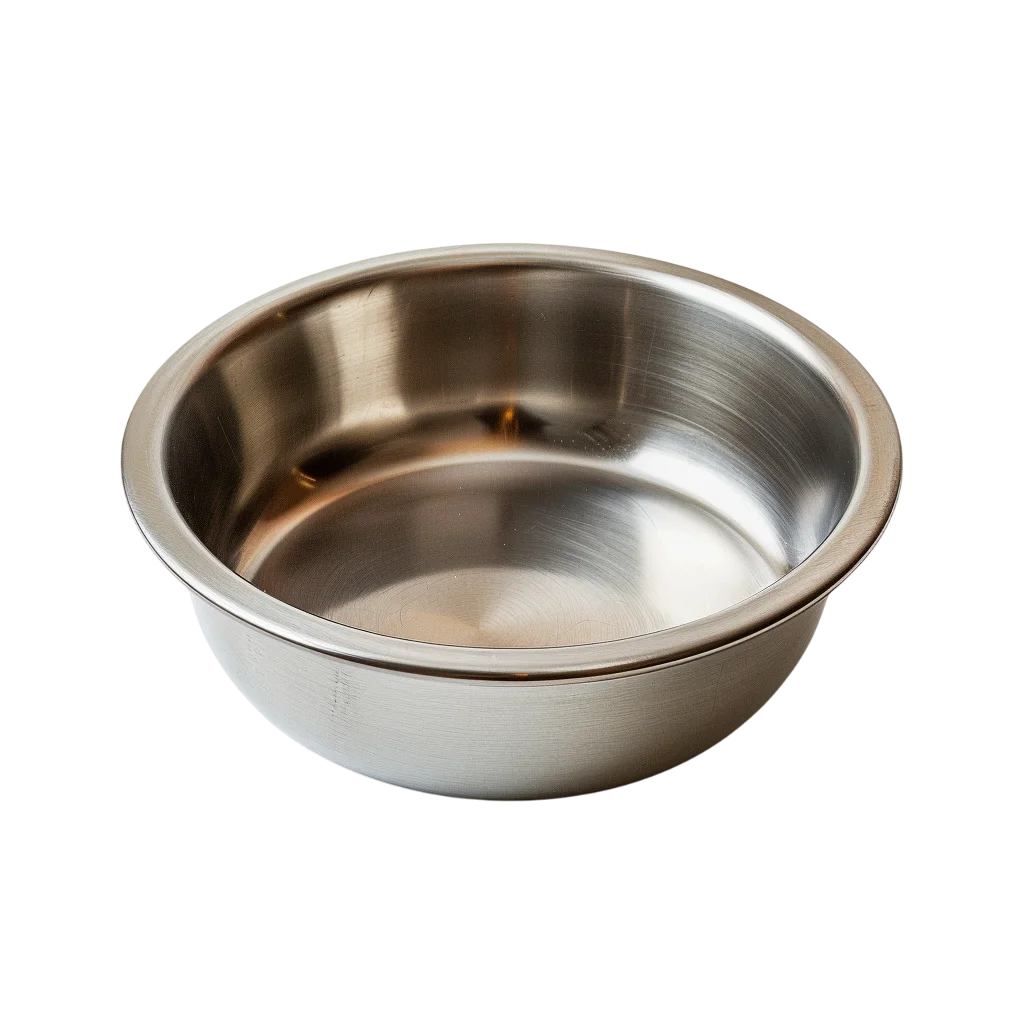 Stainless Steel Pet Bowl Free PNG