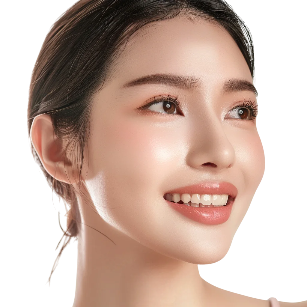 Smiling Asian Woman Portrait Free PNG Image