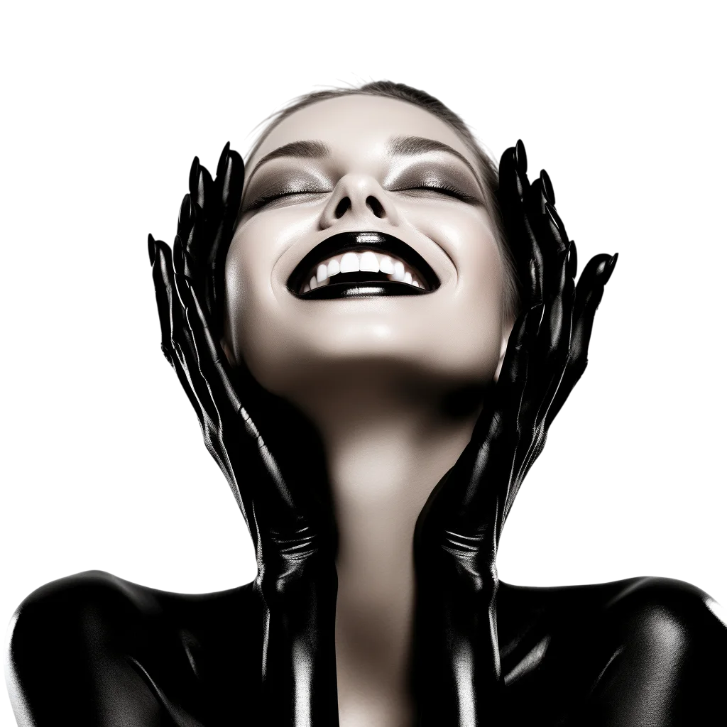 Woman with Soft Curls Free PNG