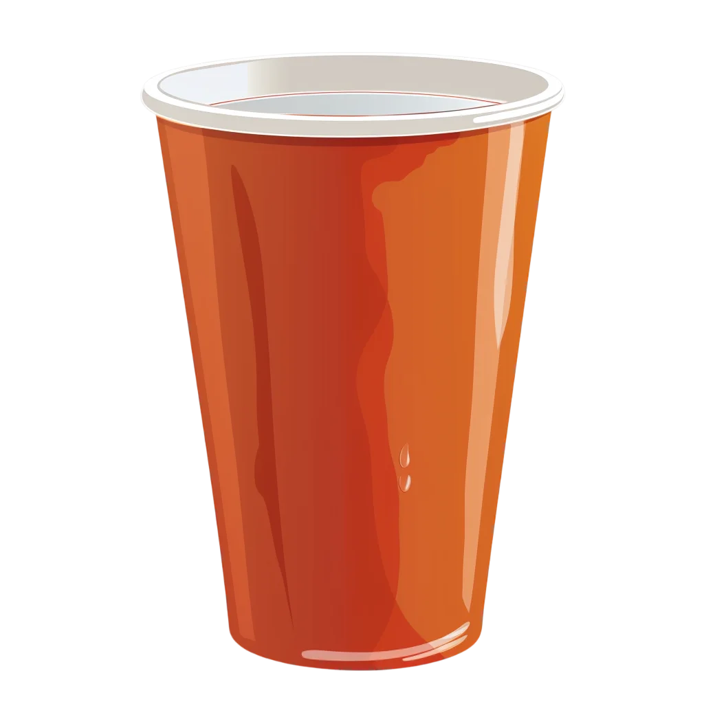 Orange Paper Coffee Cup Free PNG Image