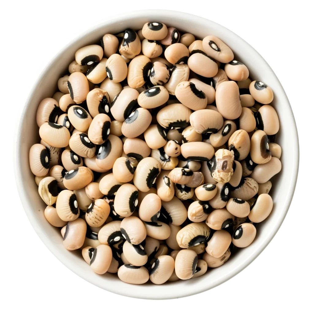 Bowl of Black Eyed Peas Beans Free PNG