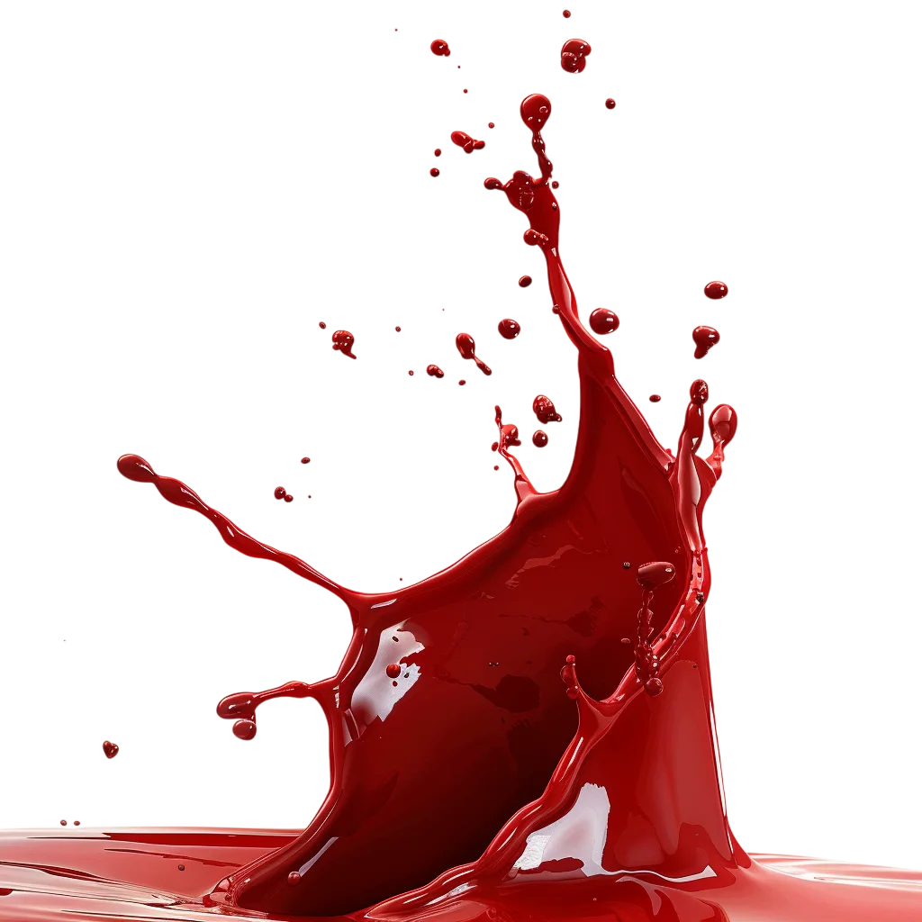 Red Juice Splash Liquid Wave Free PNG