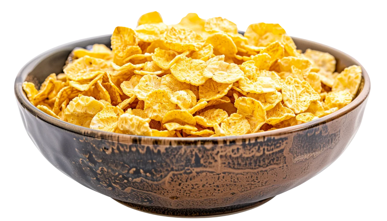 Bowl of Crispy Potato Chips Free PNG Image