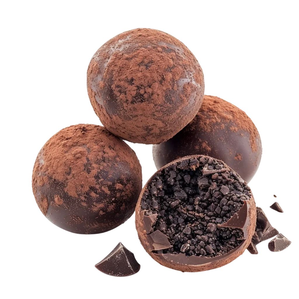 Assorted Chocolate Truffles Mound Free PNG