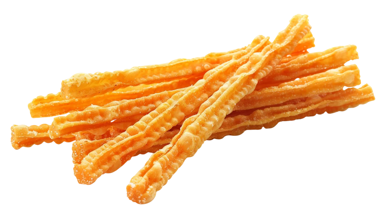 Crispy Fried Snack Sticks Free PNG Image