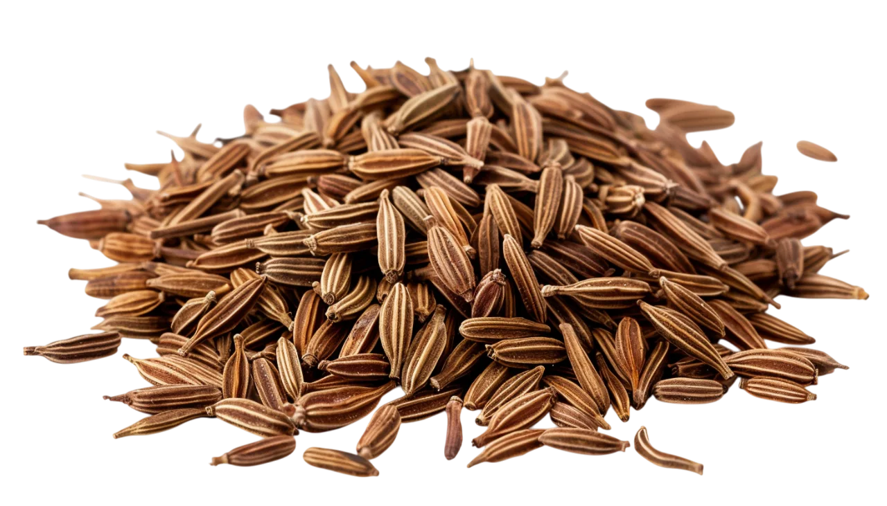 Cumin Seeds Heap Texture Free PNG Image