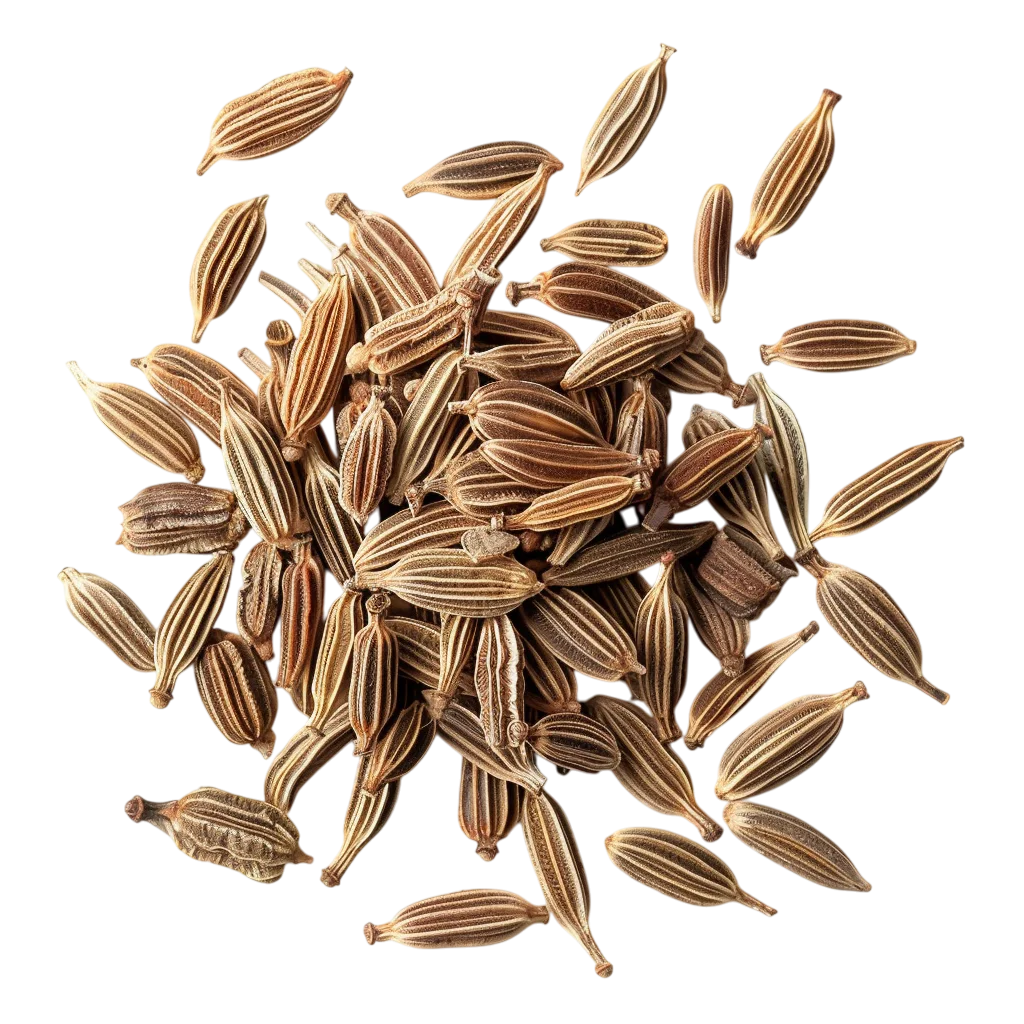 Cumin Seeds Spices Pile Free PNG Image Download