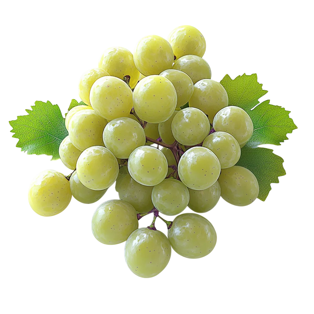 Fresh Green Grapes Bunch Fruit Free PNG