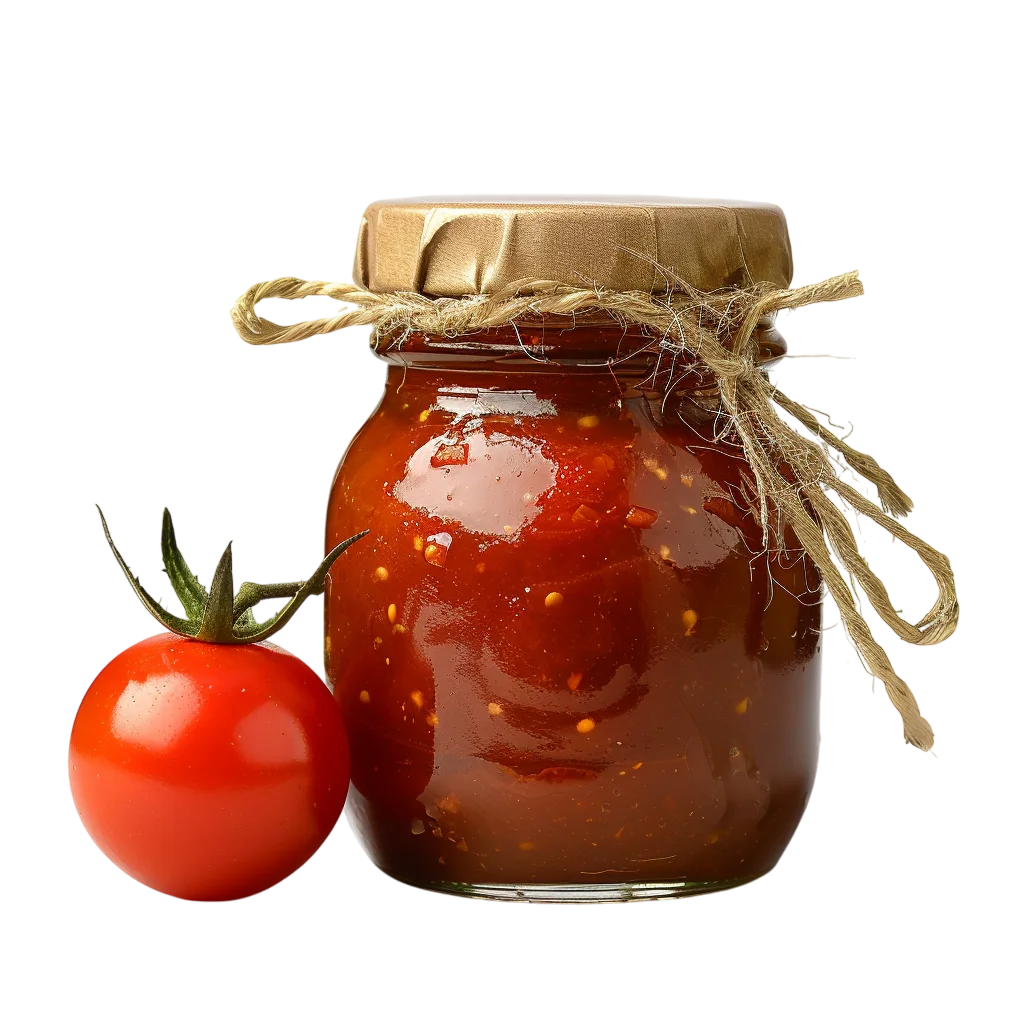 Tomato Jar Preserves Food Product Free PNG
