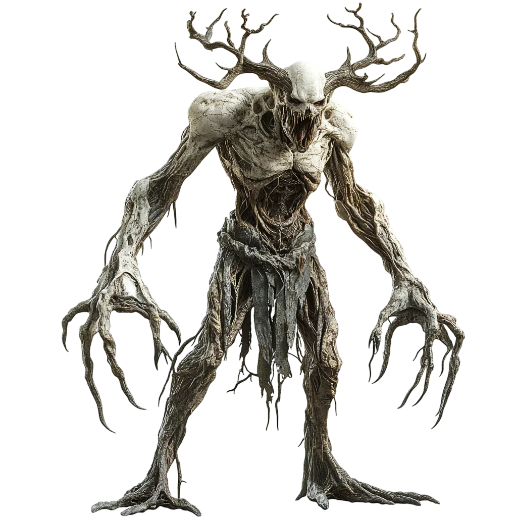Dark Fantasy Tree Monster Creature Free PNG