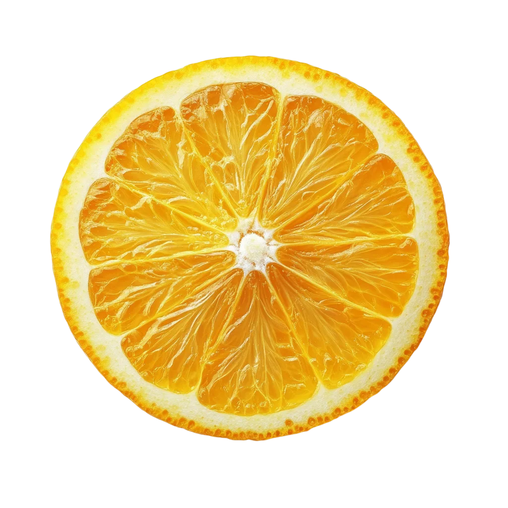 Fresh Orange Slice Citrus Fruit Free PNG