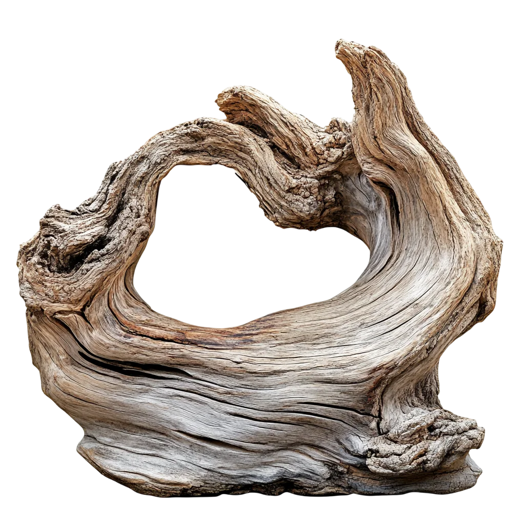 Natural Driftwood Branch Sculptural Art Free PNG