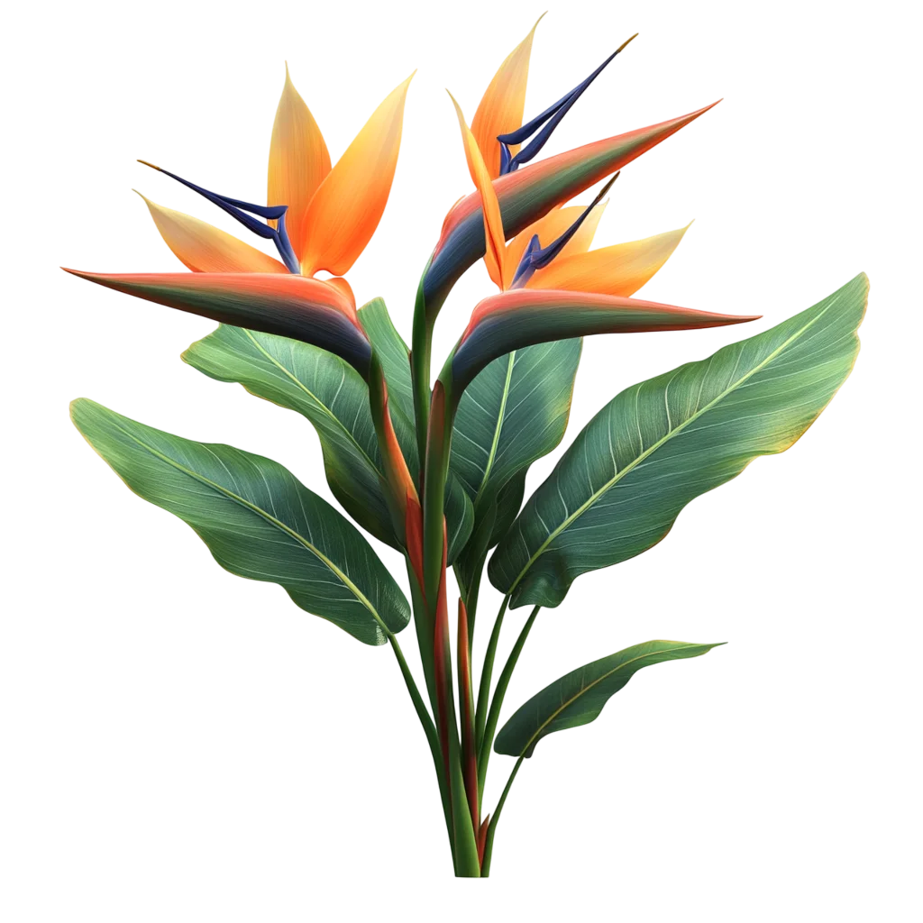 Tropical Strelitzia Bird Of Paradise PNG