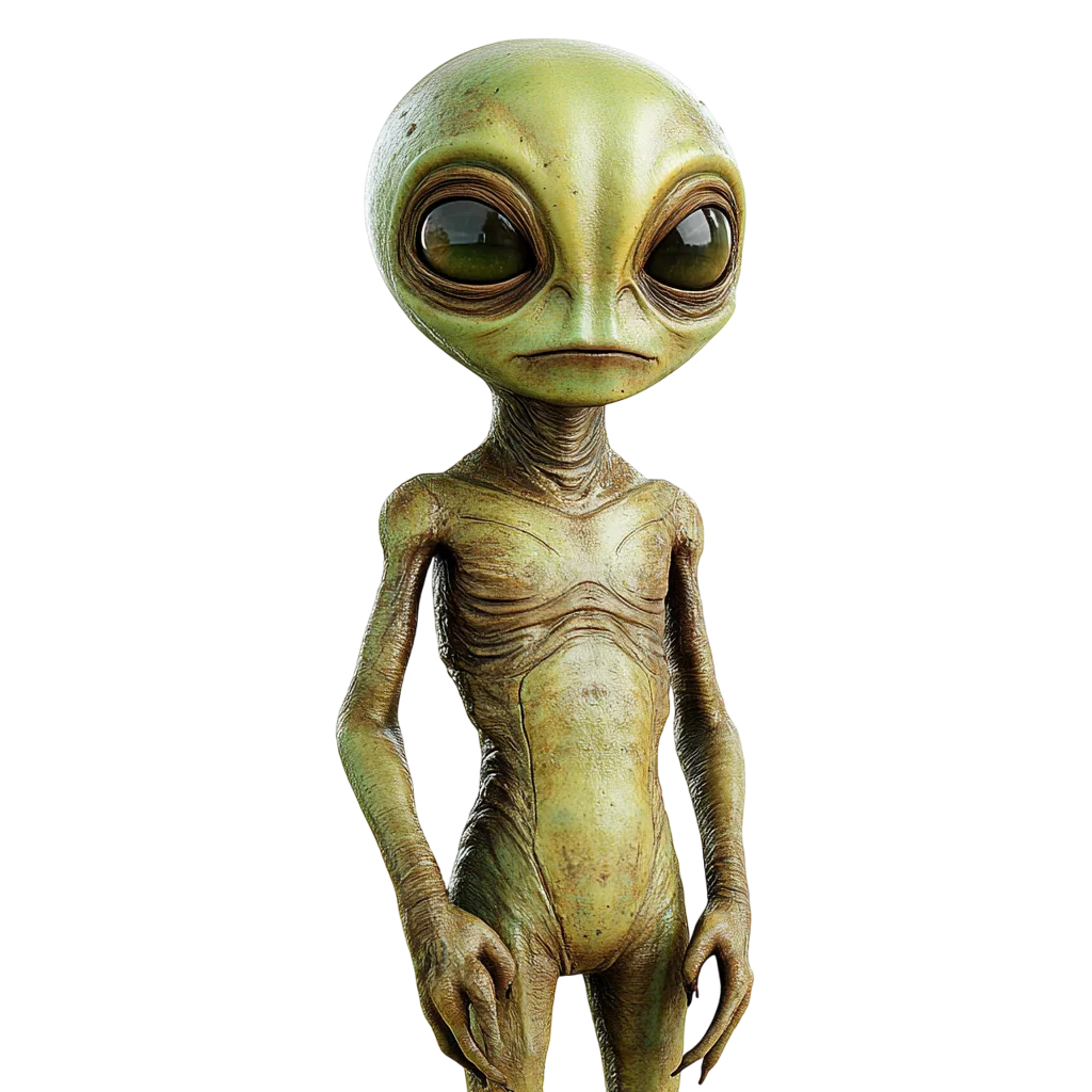 Cute Cartoon Alien Extraterrestrial Free PNG