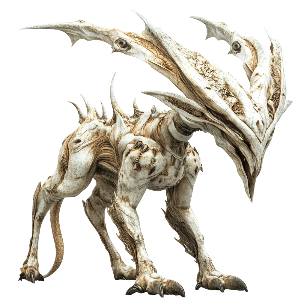 Fantasy Horned Monster Creature Free PNG