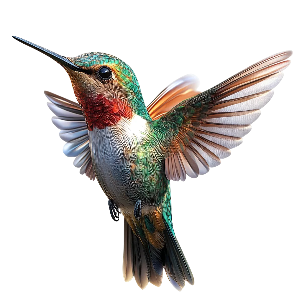 Colibri Hummingbird Flying In Air Free PNG