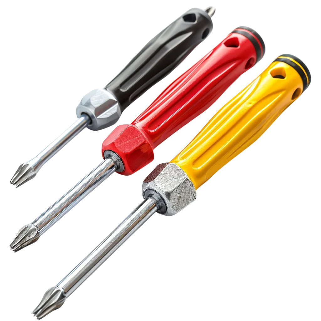 Assorted Hand Tools Screwdrivers Set PNG