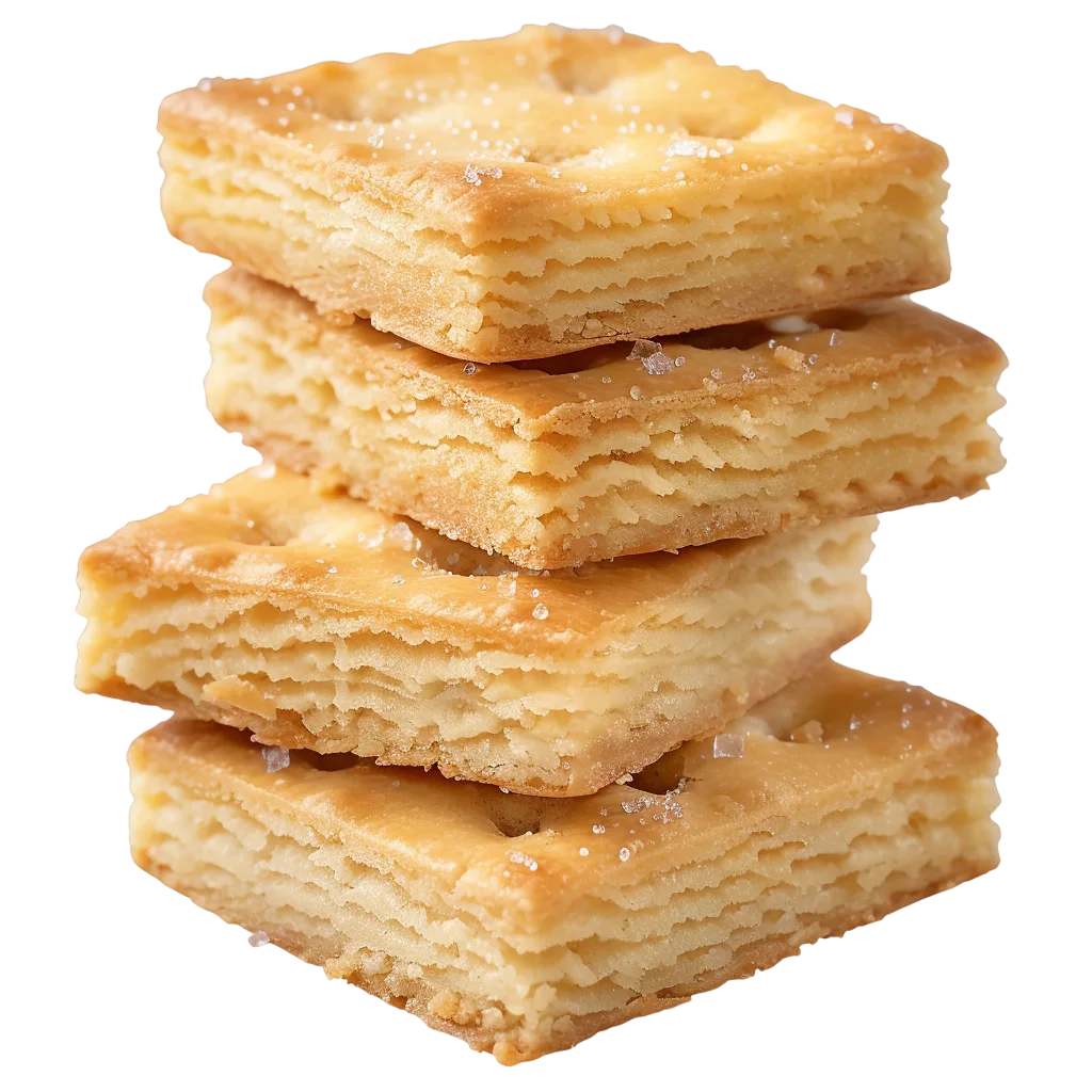 Fresh Layered Puff Pastry Stacked PNG