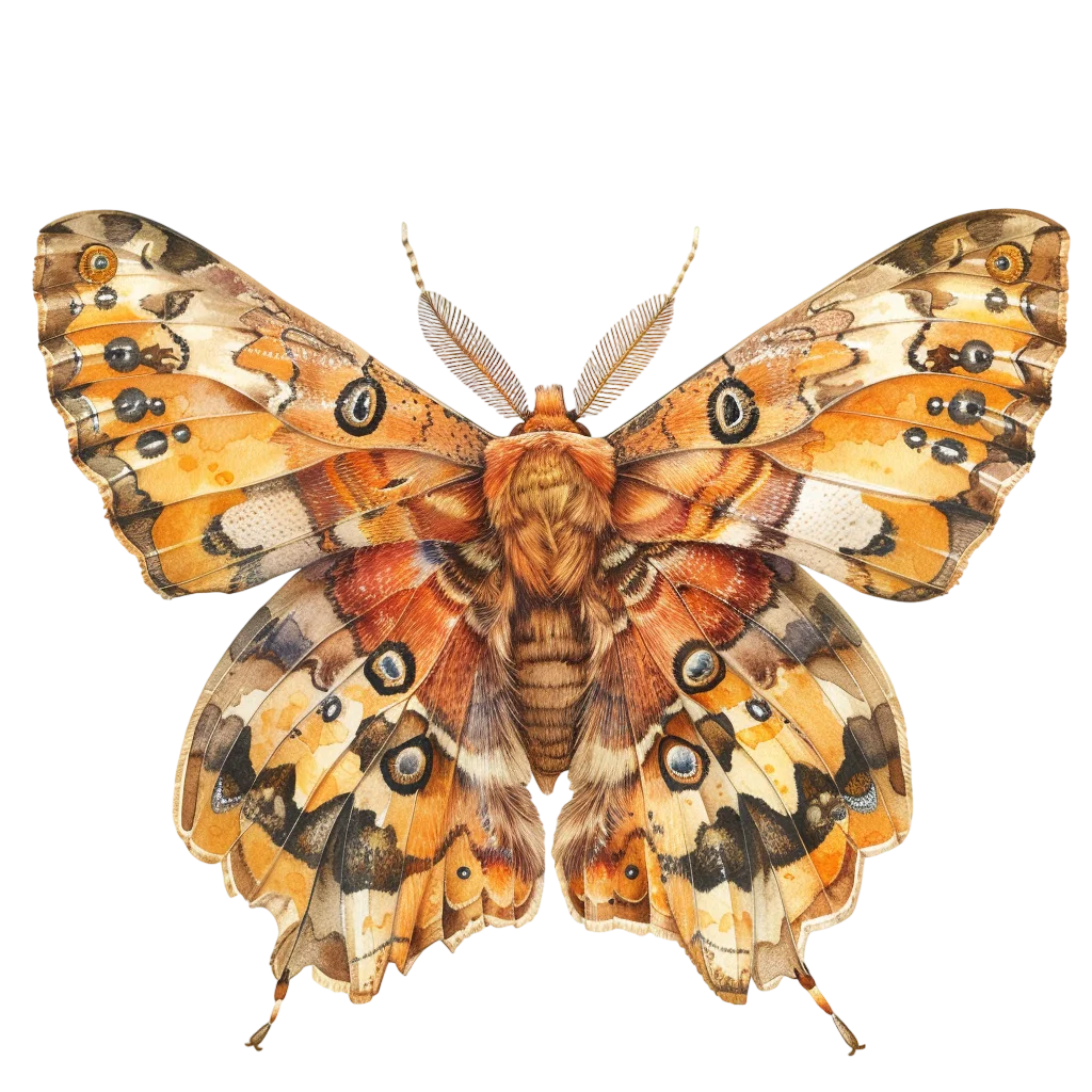 Colorful Painted Swallowtail Butterfly PNG