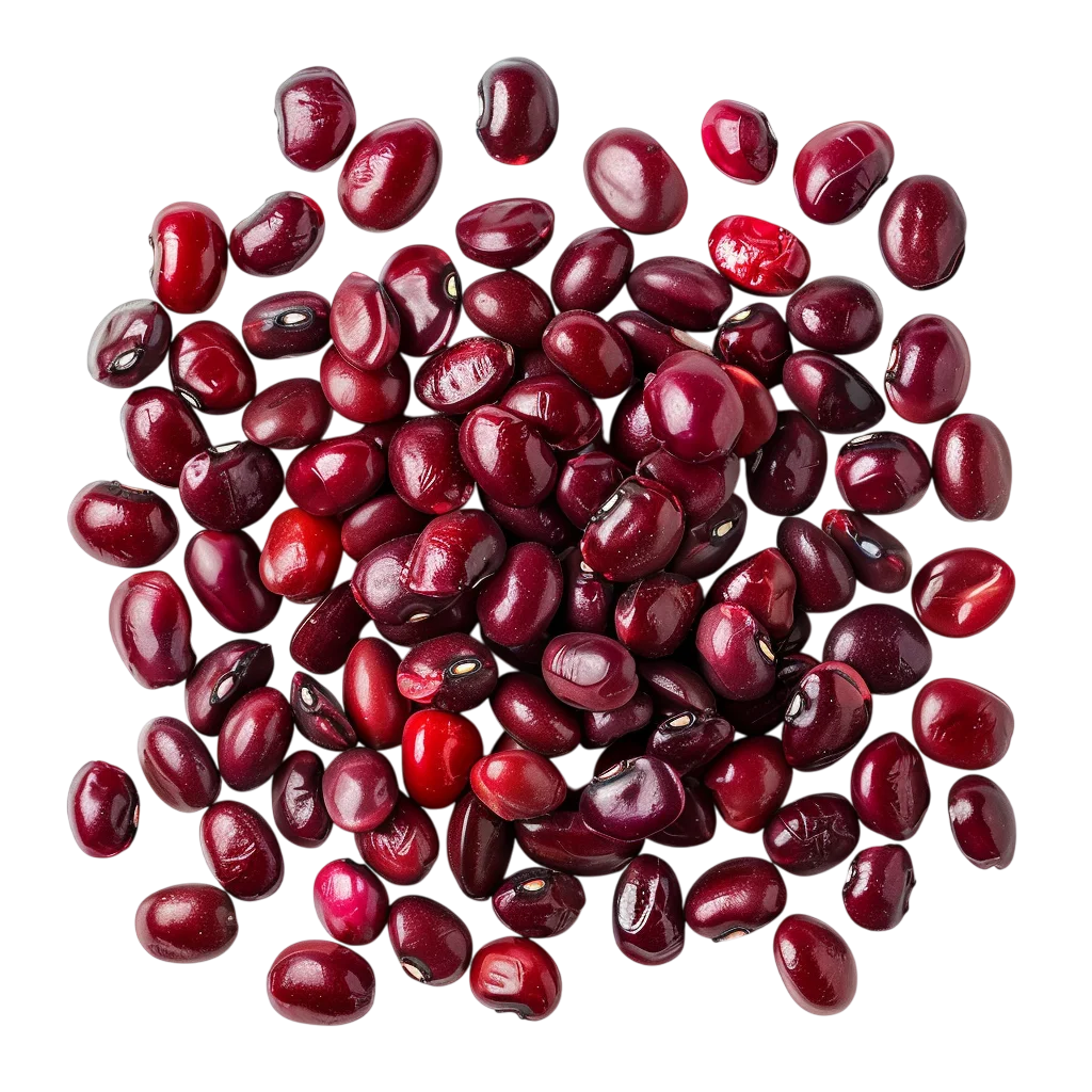 Fresh Red Beans Pile And Grains PNG
