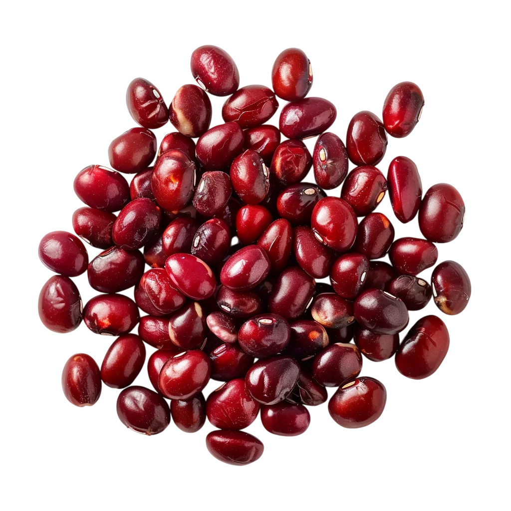 Fresh Red Kidney Beans Pile And Grains PNG