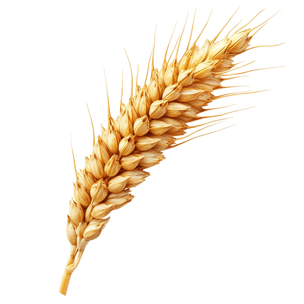 Fresh Golden Wheat Stalk Plant Cereal PNG