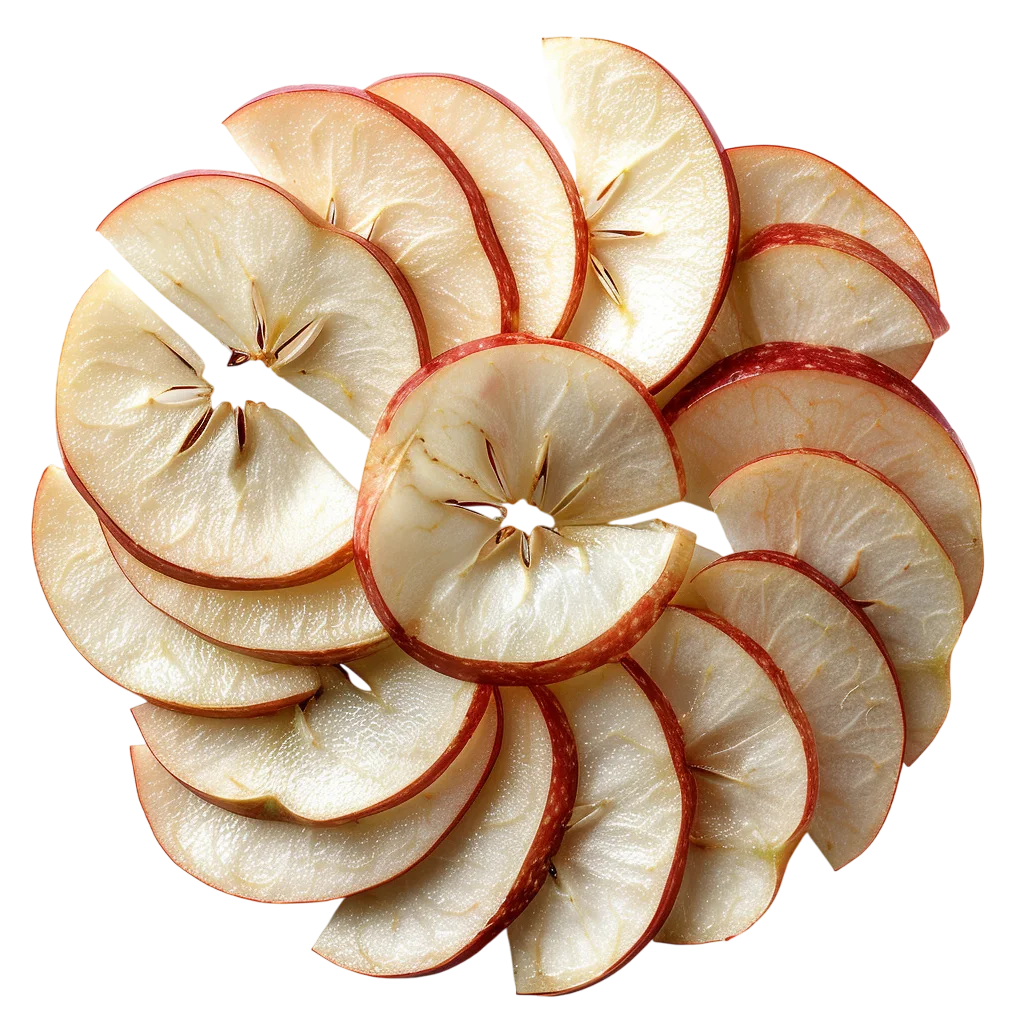 Fresh Sliced Seckel Pear Fruit Pile PNG