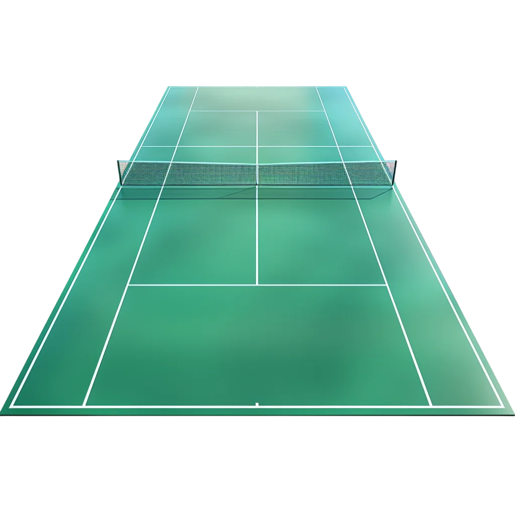 Top View Green Tennis Court Surface Free PNG