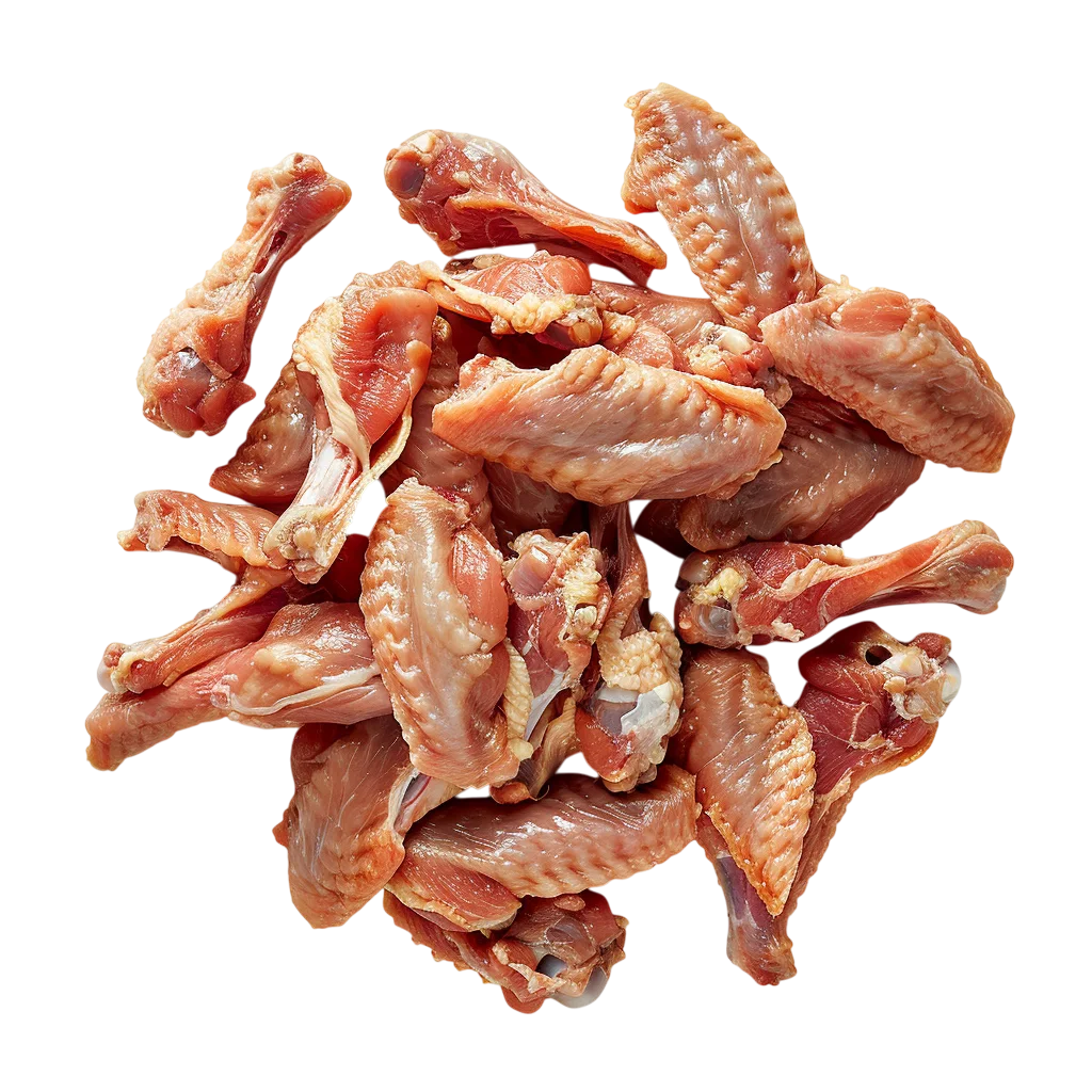 Raw Fresh Chicken Wings Cuts Pile Free PNG