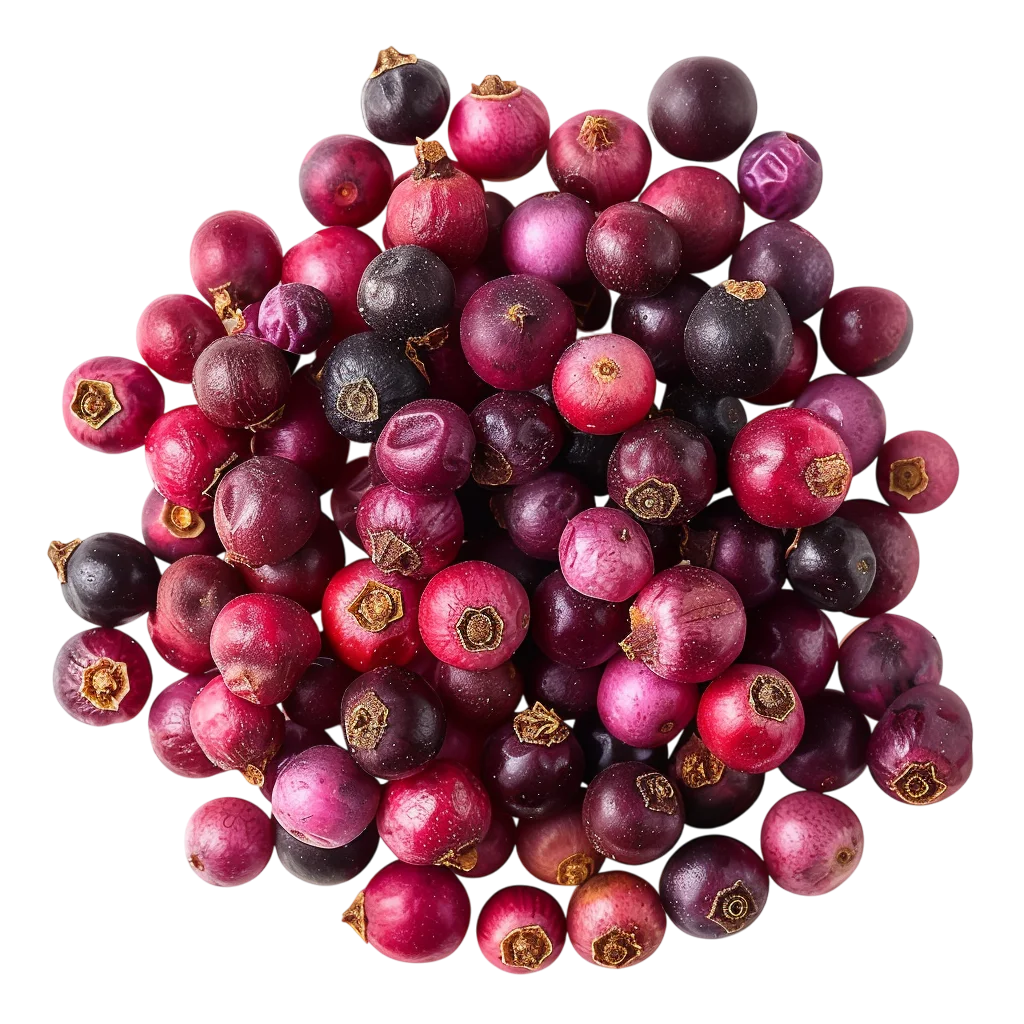 Fresh Ripe Red Camu Camu Berries Pile Free PNG