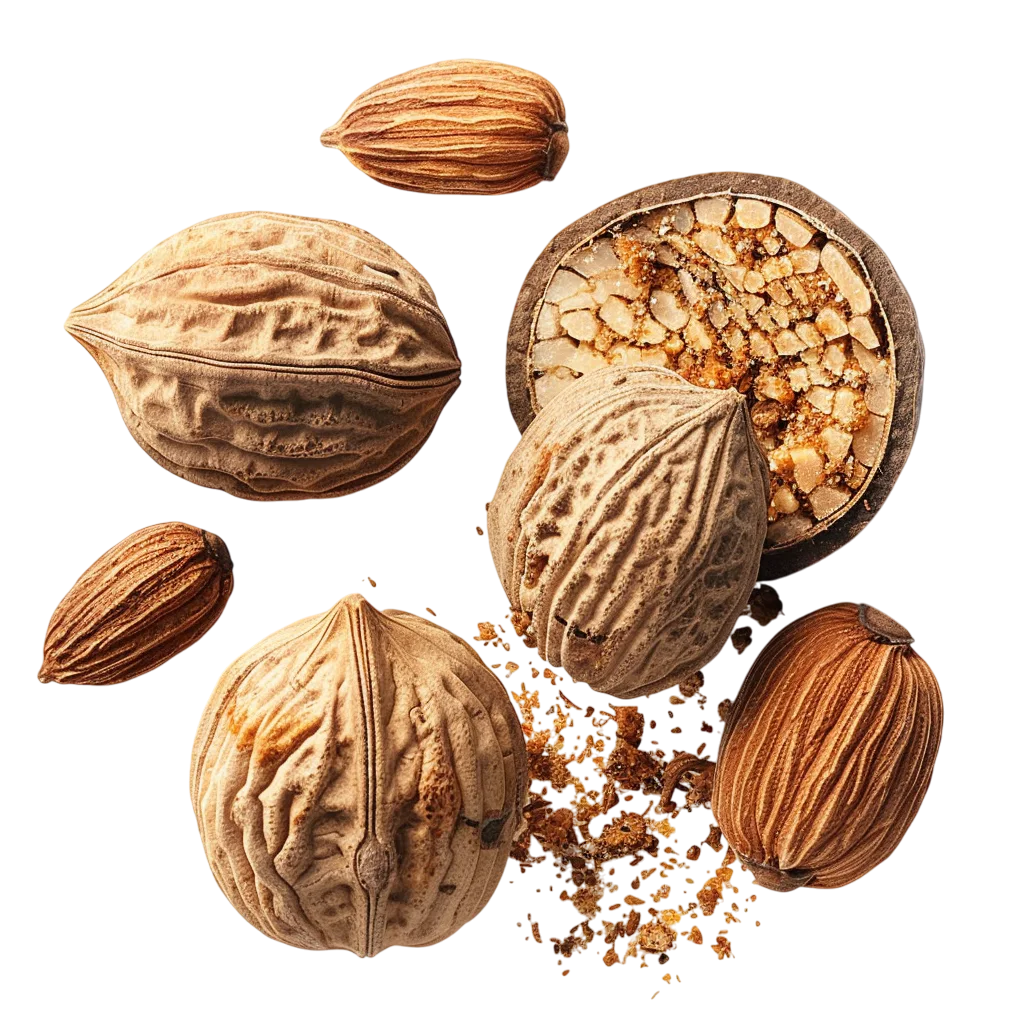 Assorted Mixed Nuts Walnuts and Almonds Free PNG