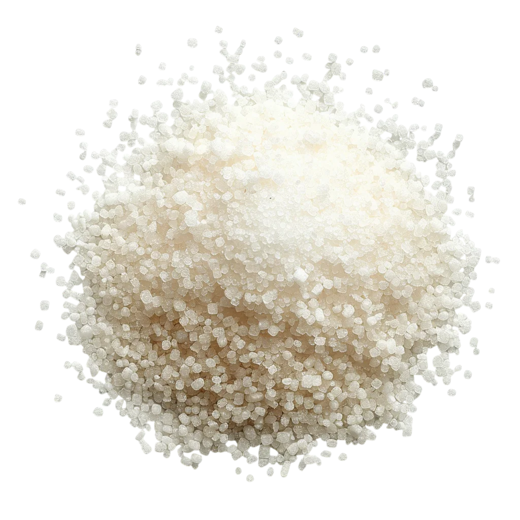 Pure Granulated White Sugar Pile Isolated Free PNG