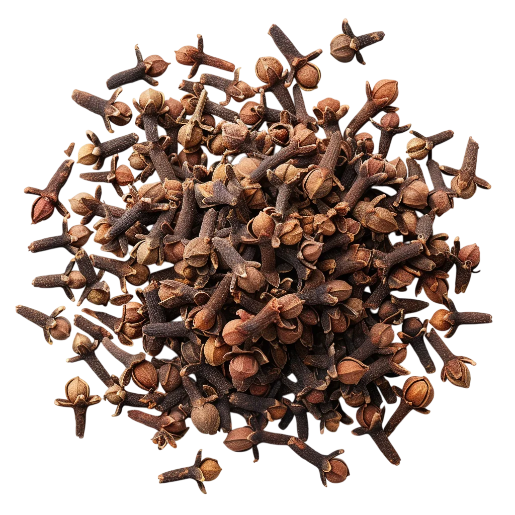 Whole Dried Cloves Spice Pile Free PNG Food Clipart