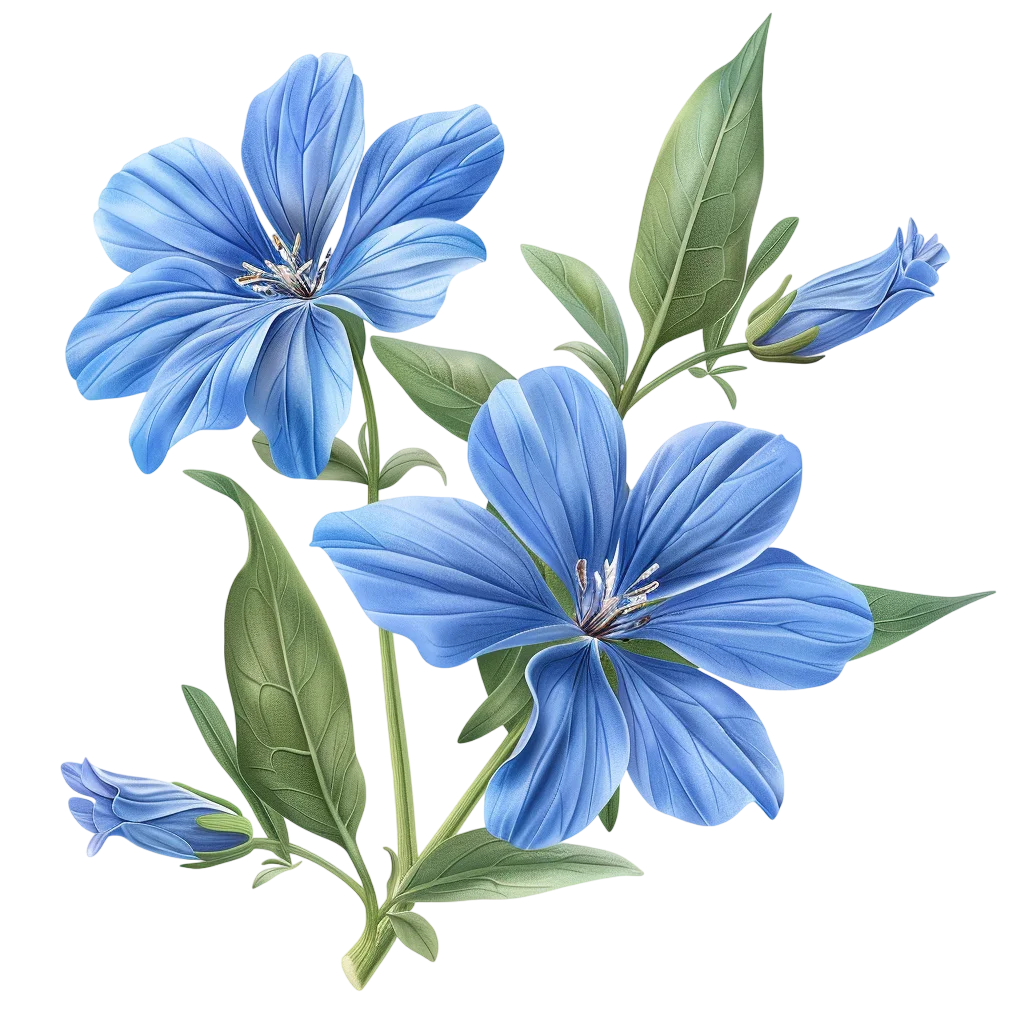 Blue Chicory Wildflower Botanical Floral Free PNG