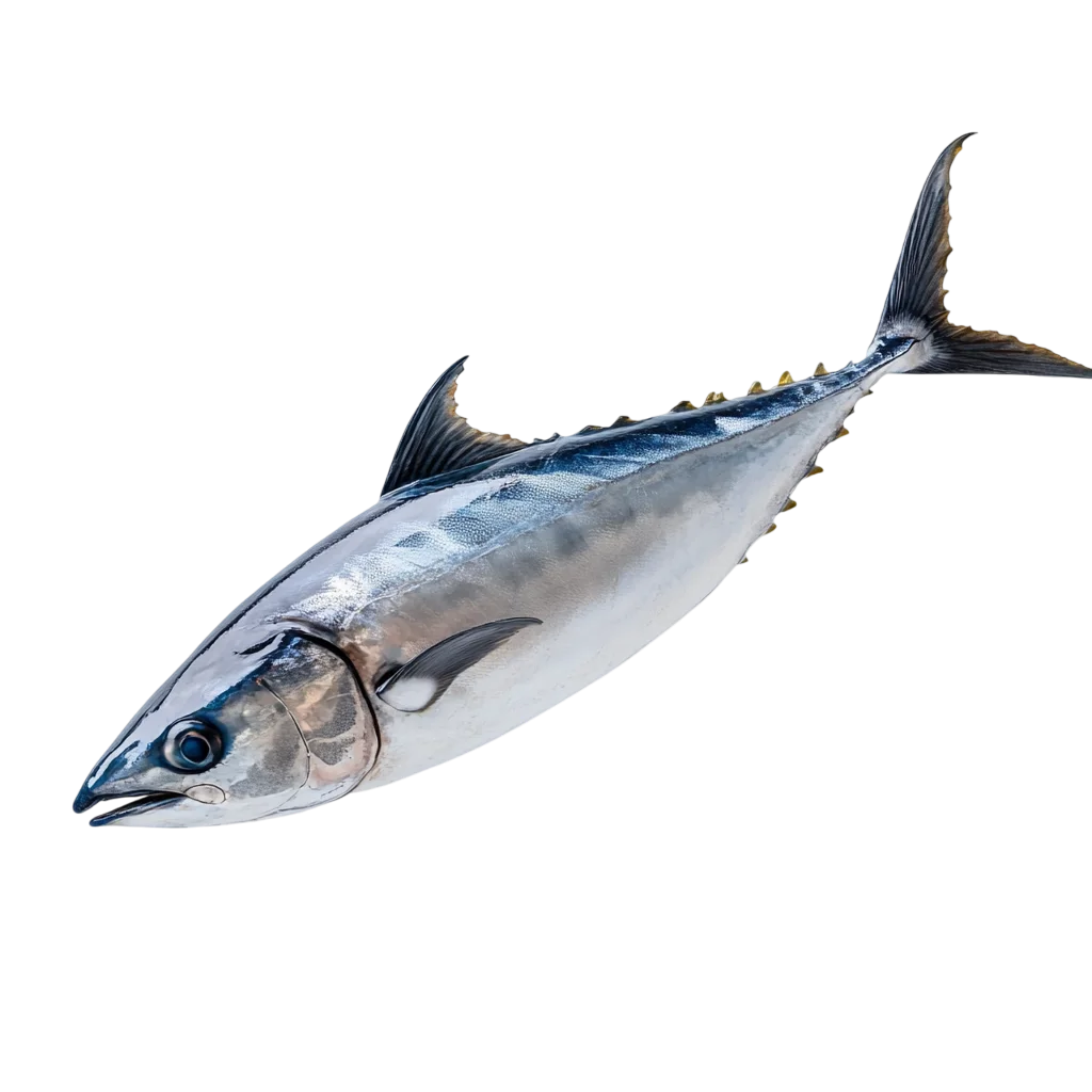 Blue and Silver Tuna Fish Free PNG