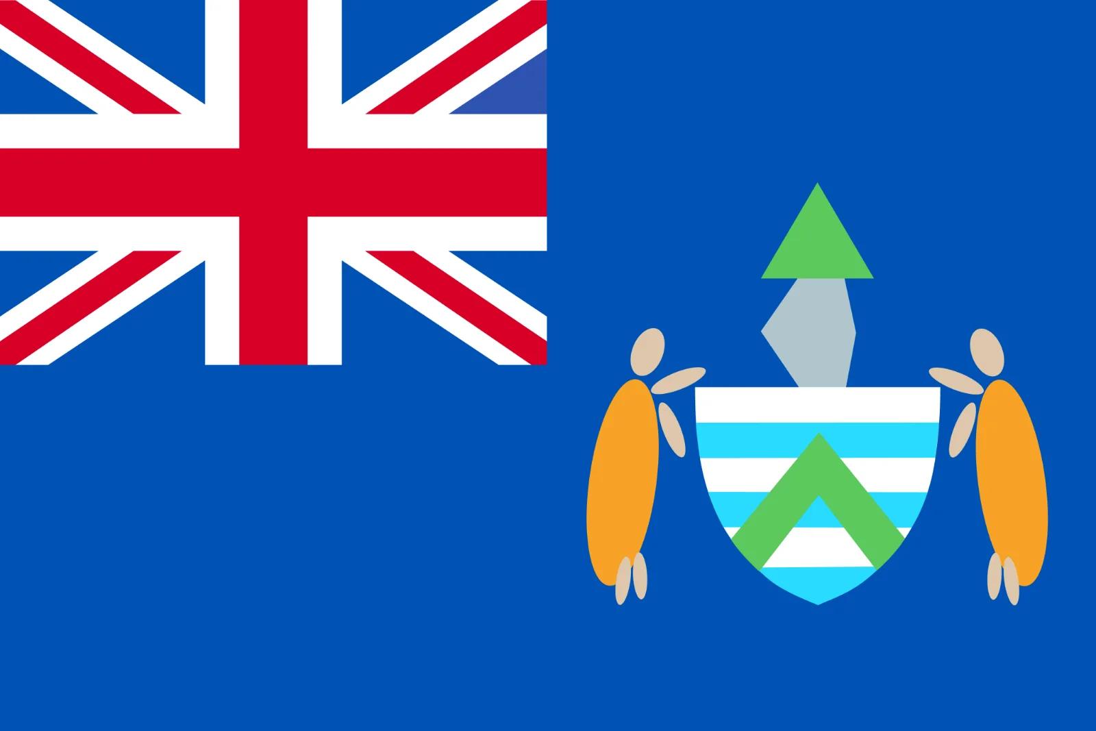 British Antarctic Territory Flag and Coat of Arms | Free PNG