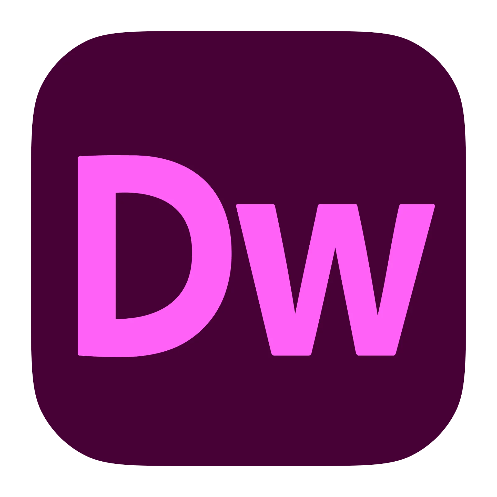 Adobe Dreamweaver Dw Logo Icon Free PNG