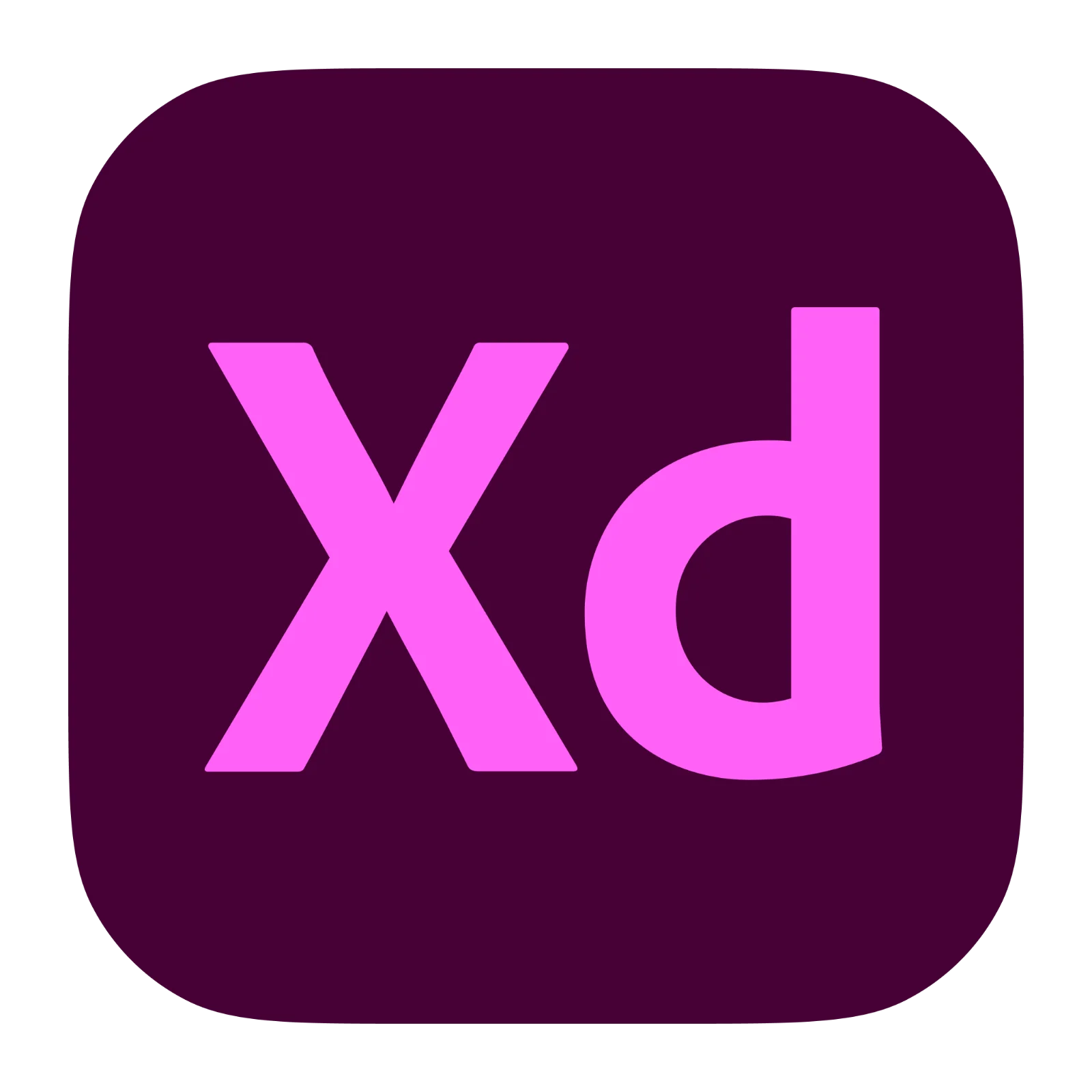 Adobe XD Logo in Pink and Purple – Free PNG