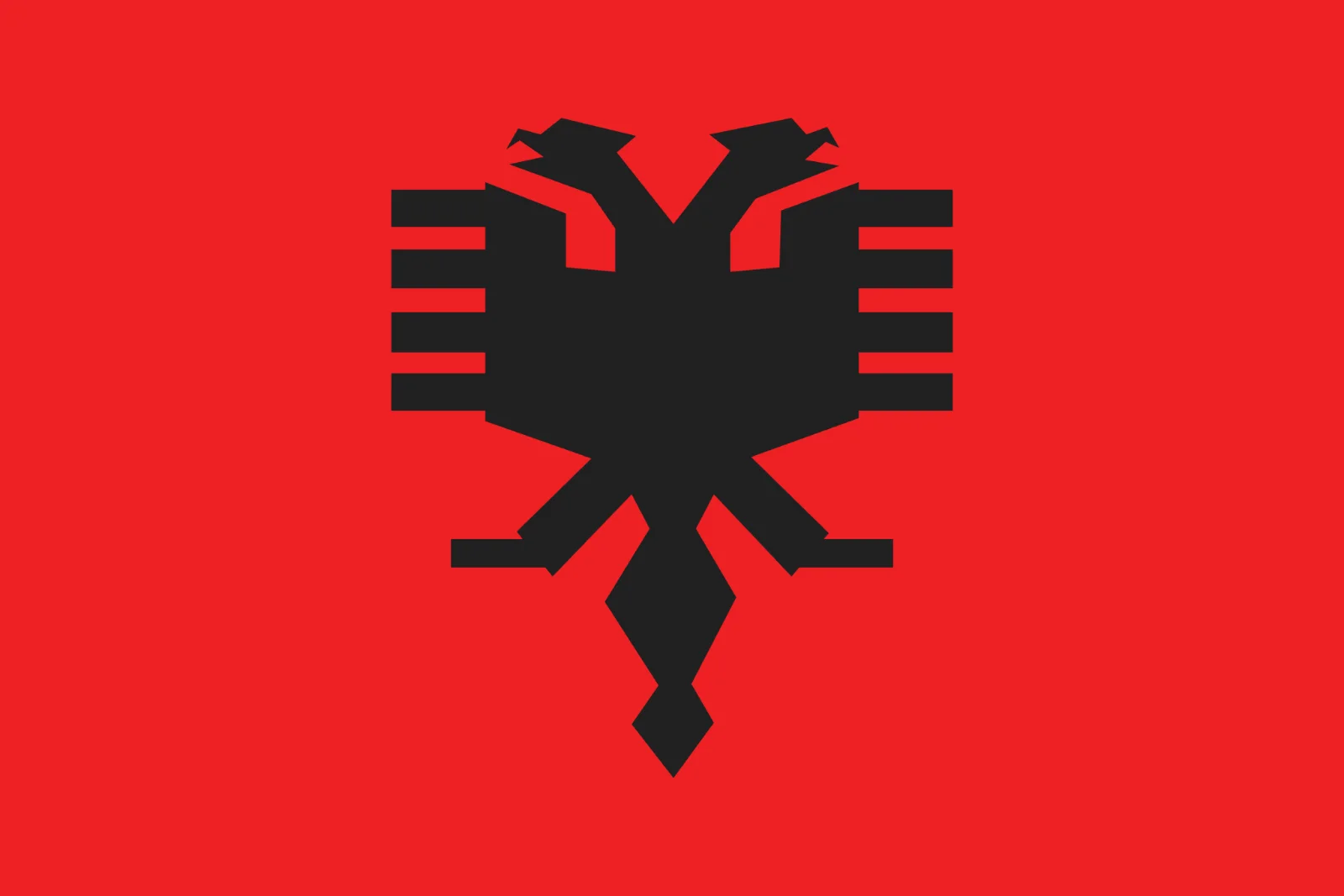 Geometric Black Crab Silhouette on Red Background Free PNG