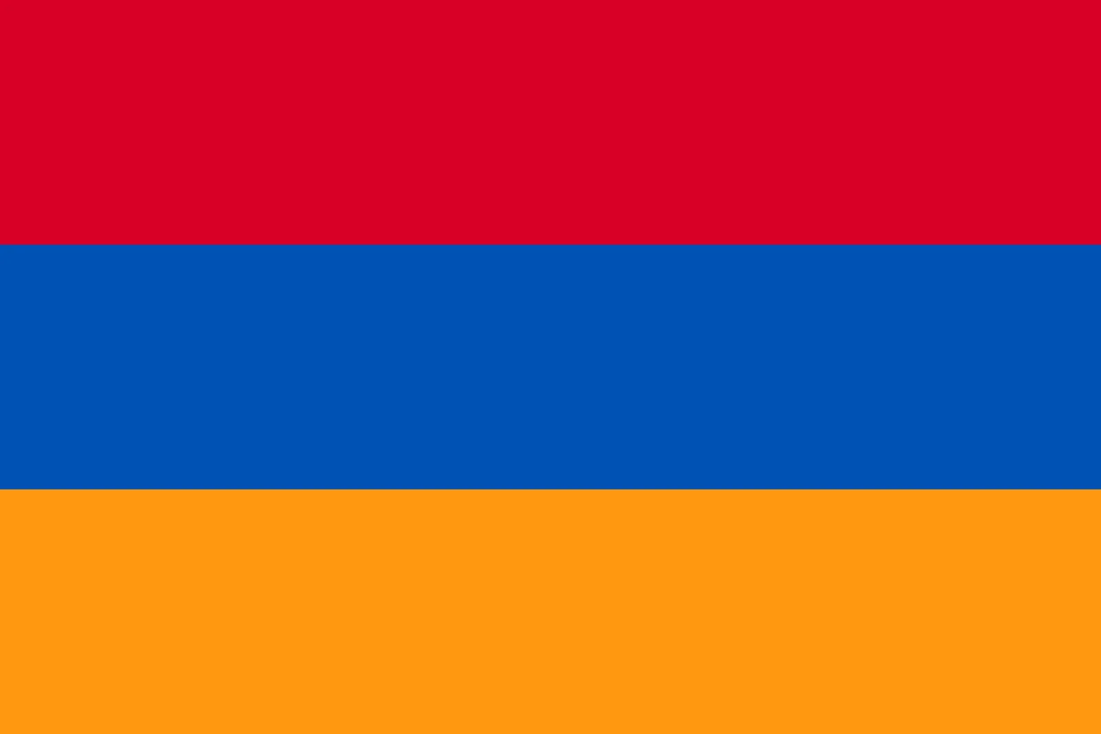 Armenian Flag in Red, Blue and Orange | Free PNG